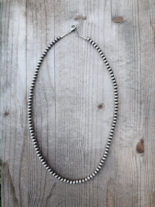 VINTAGE STERLING SILVER DESERT PEARLS