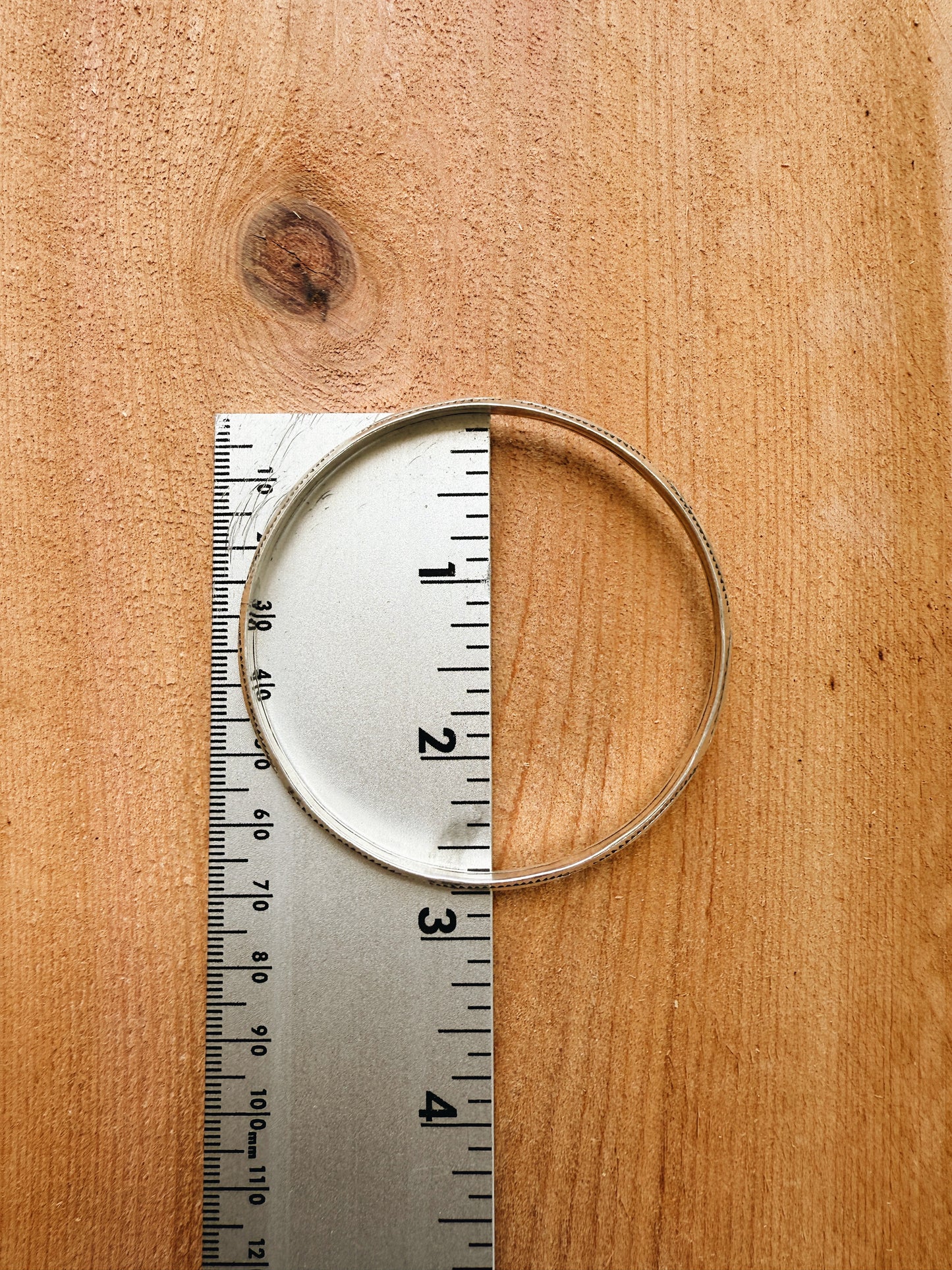 VINTAGE STAMPED NATIVE AMERICAN BANGLE