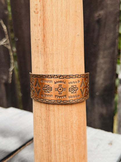 COPPER STORYTELLER CUFF