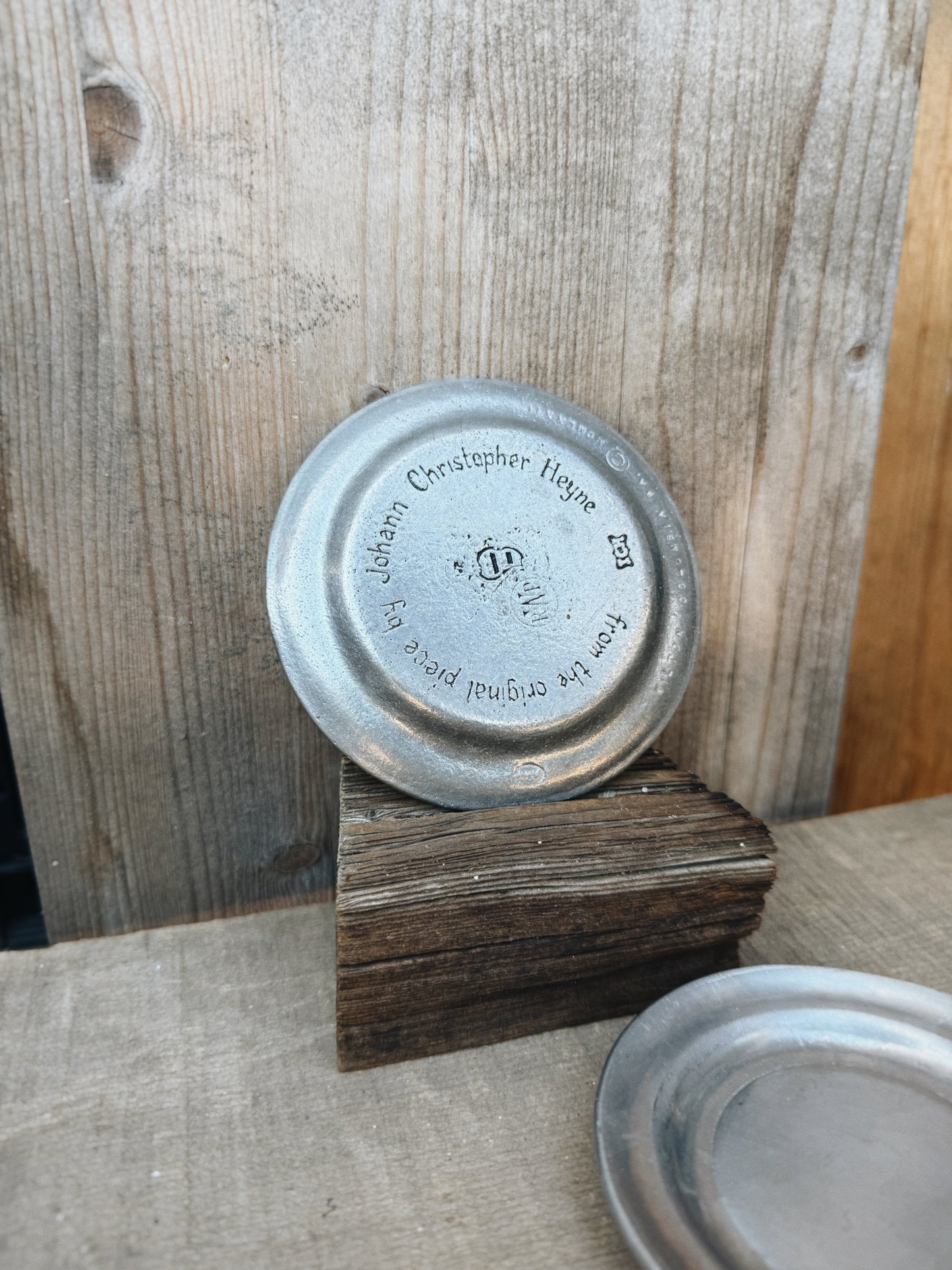 PEWTER TRINKET TRAY