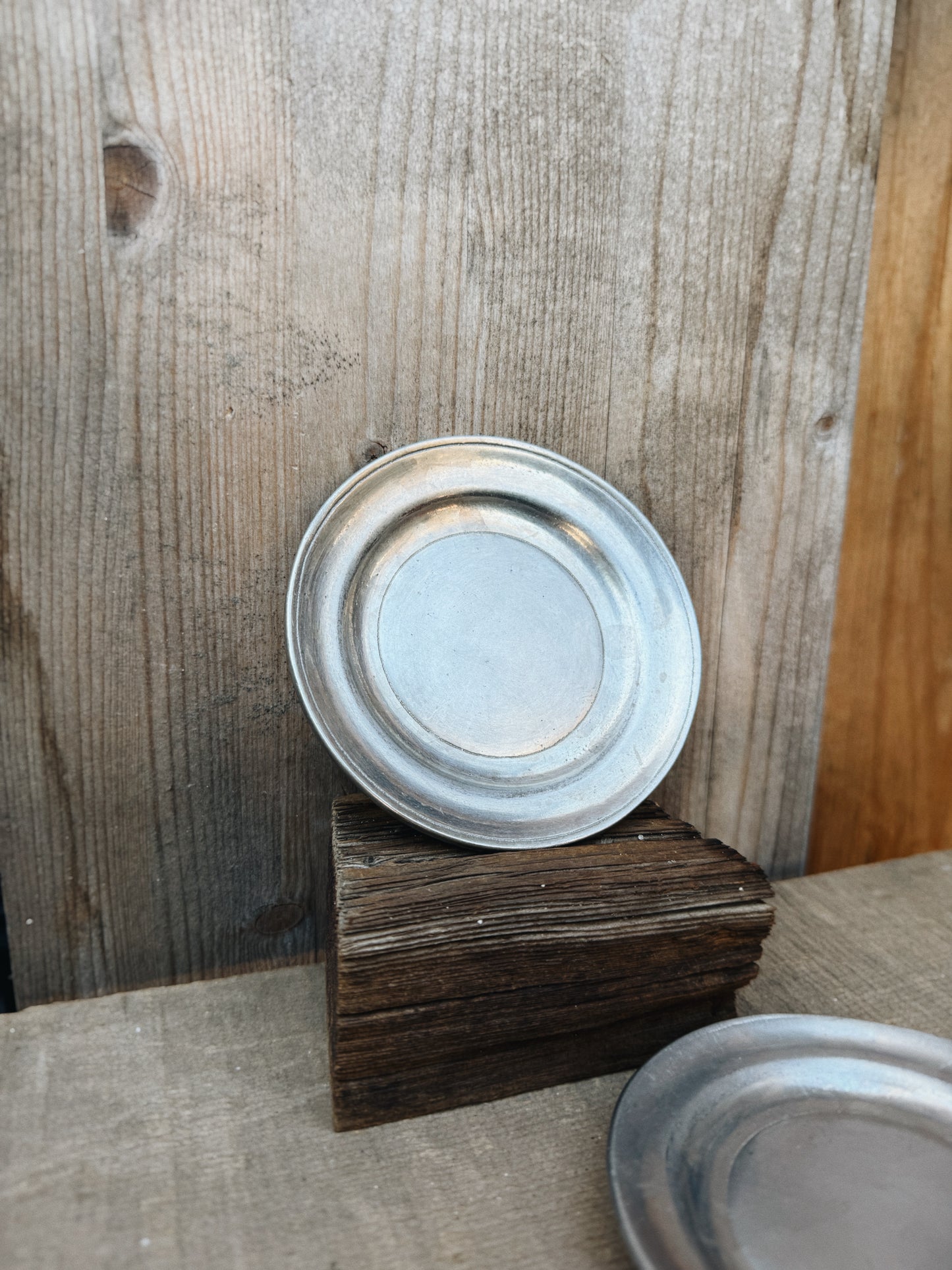 PEWTER TRINKET TRAY