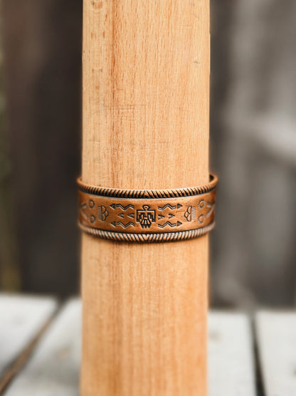COPPER STORYTELLER CUFF