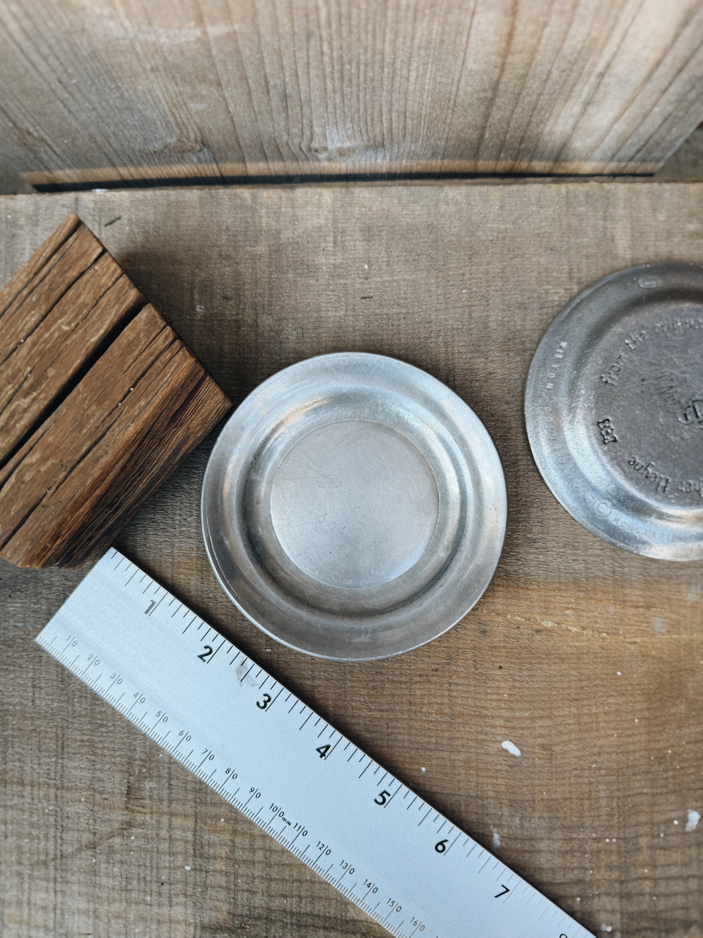 PEWTER TRINKET TRAY