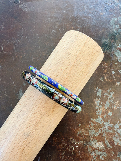 VINTAGE CLOISONNE ENAMEL BANGLES